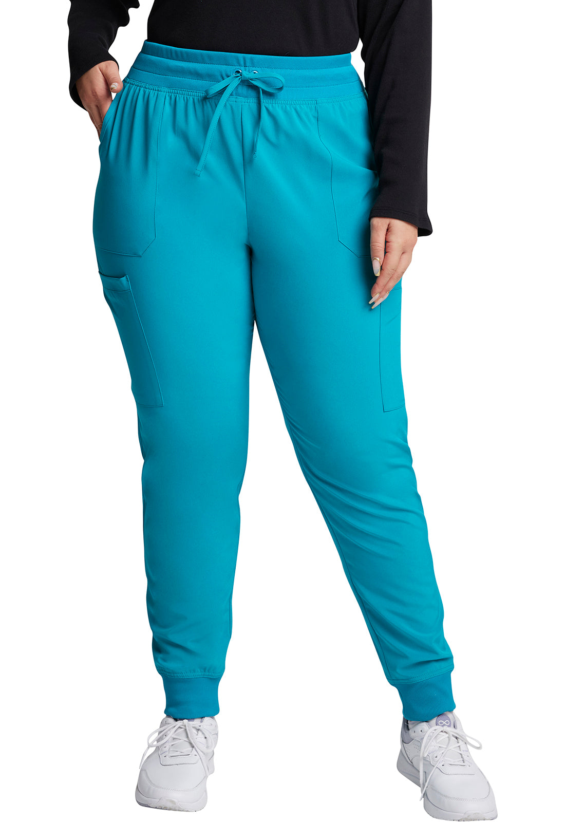 Women's Mid Rise Jogger - Teal Blue